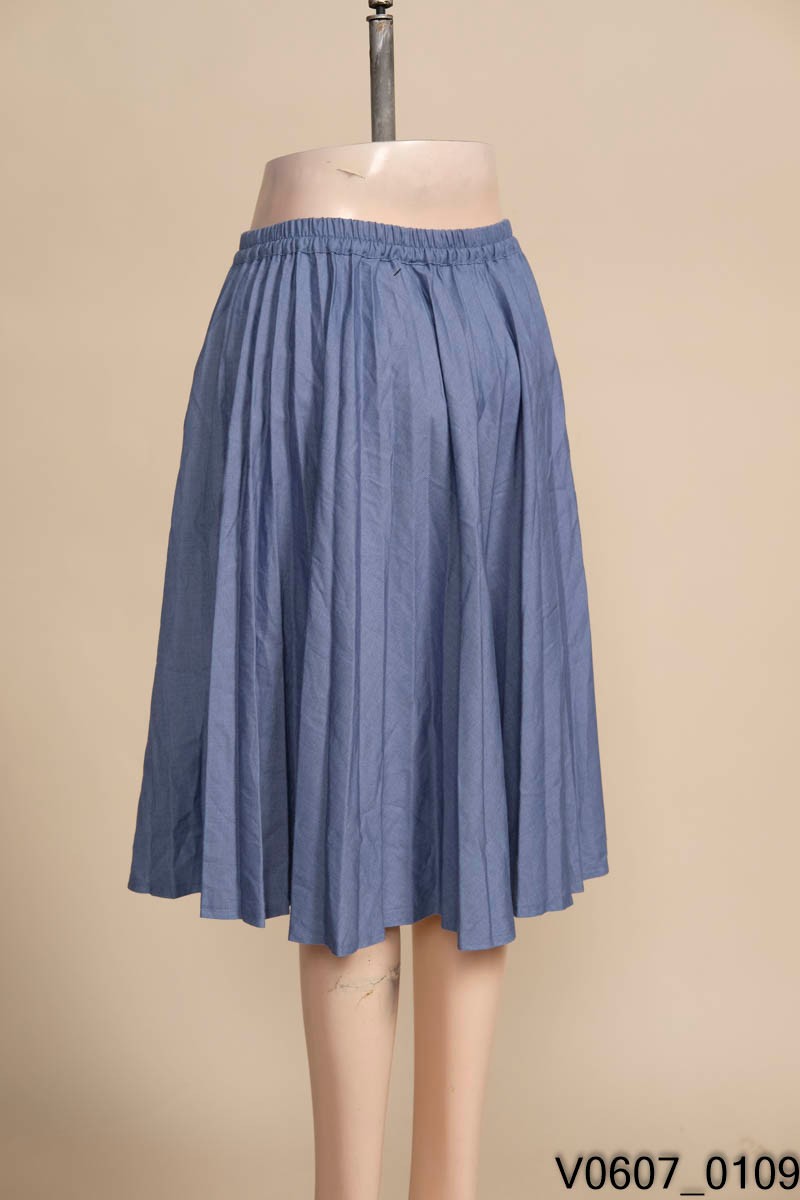 Chân váy nữ 2 lớp B913-002L (Sky Peony) – Thời trang Format
