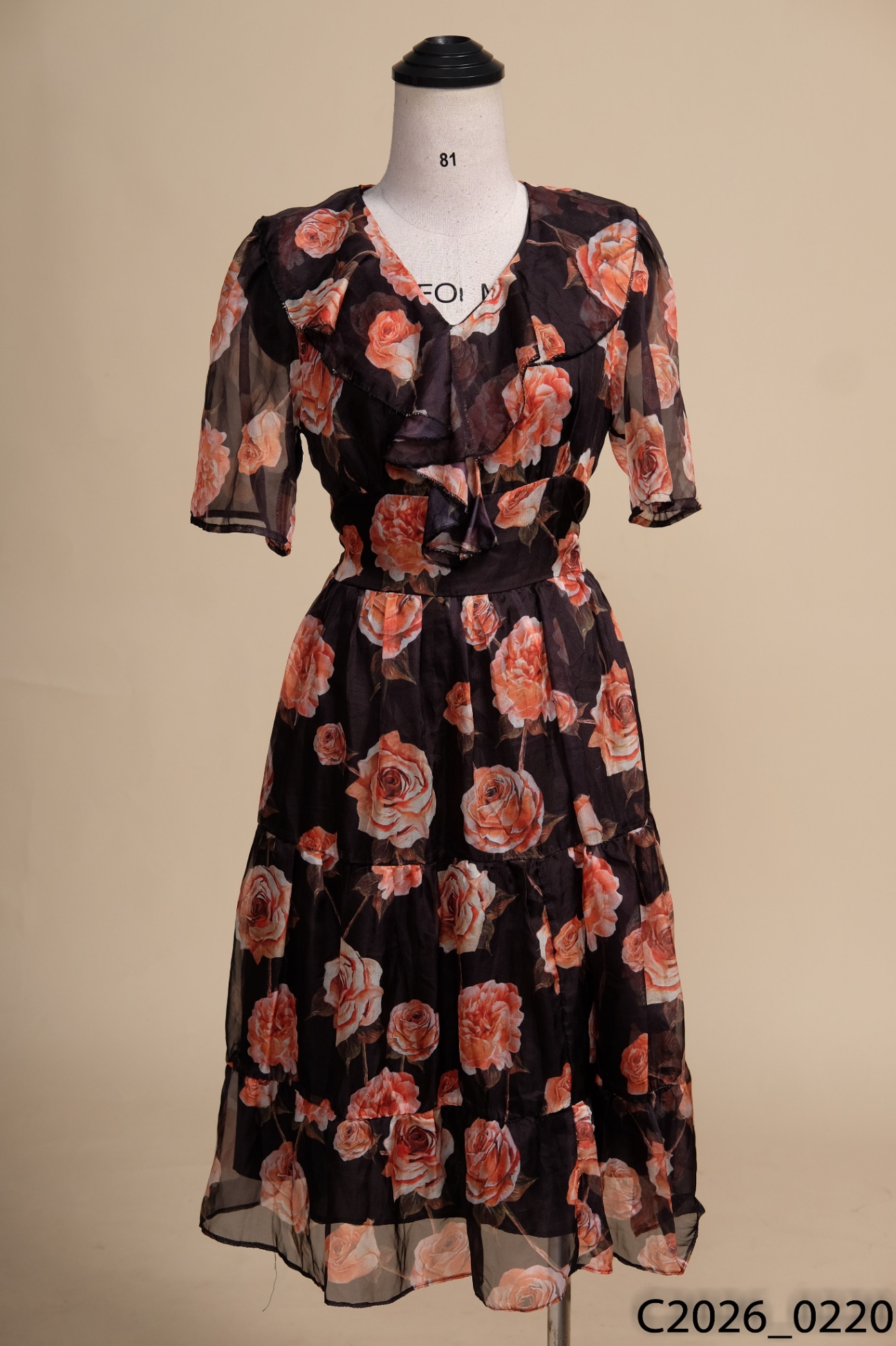 Mã B110: đầm váy voan nữ Pc Pháp cổ điển váy dài ChamCham Shop
