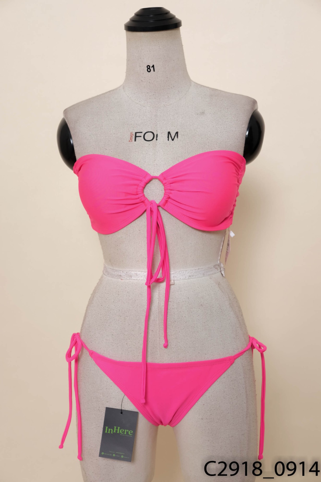 Set bikini hồng VENUS New Tags