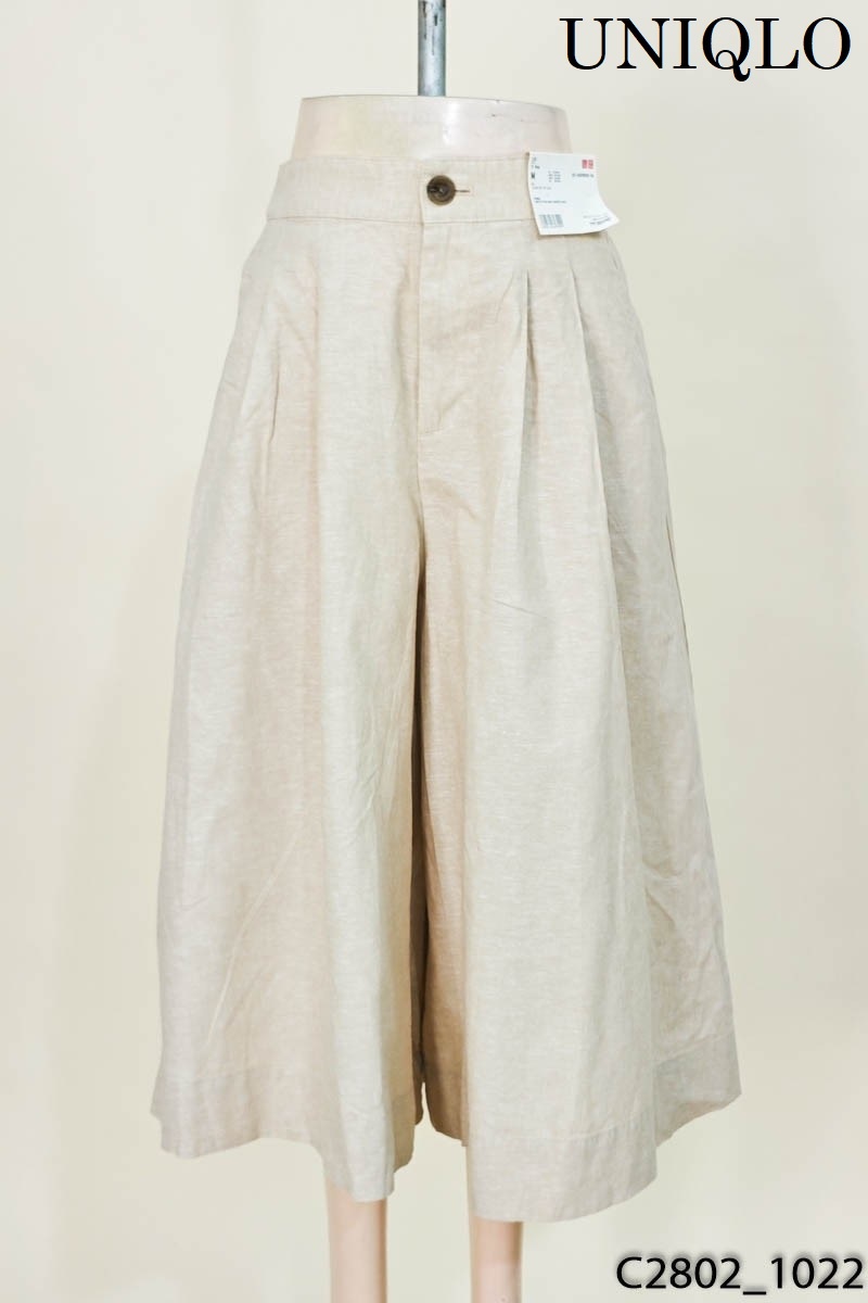 Quần culottes nâu Uniqlo New Tags