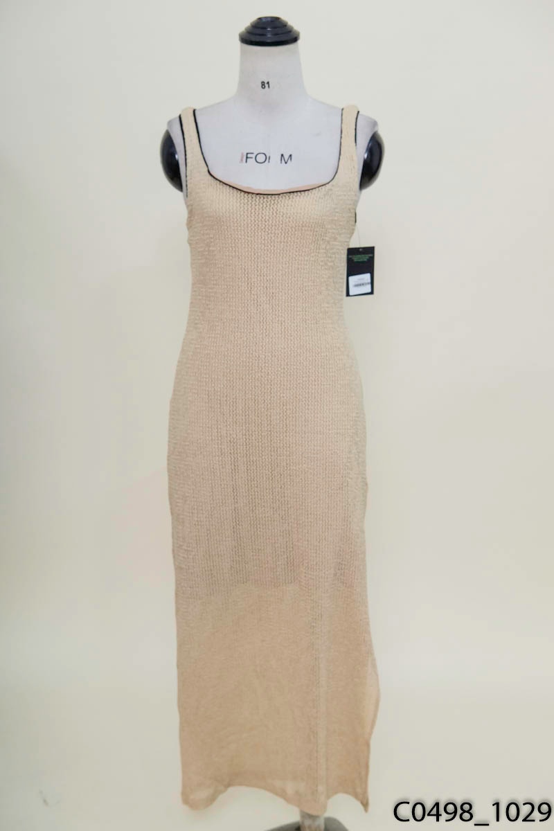 Đầm ren nâu New Tags
