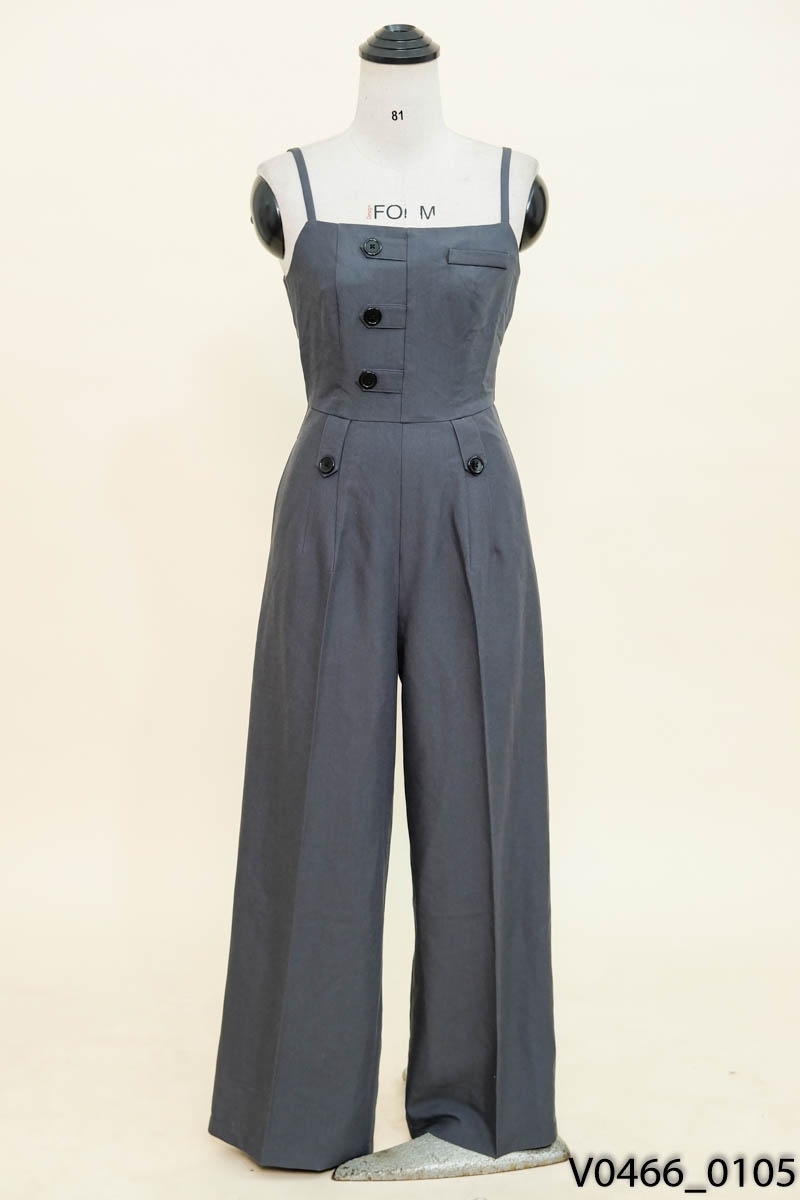 MYAN- Jumpsuit 2 dây xám