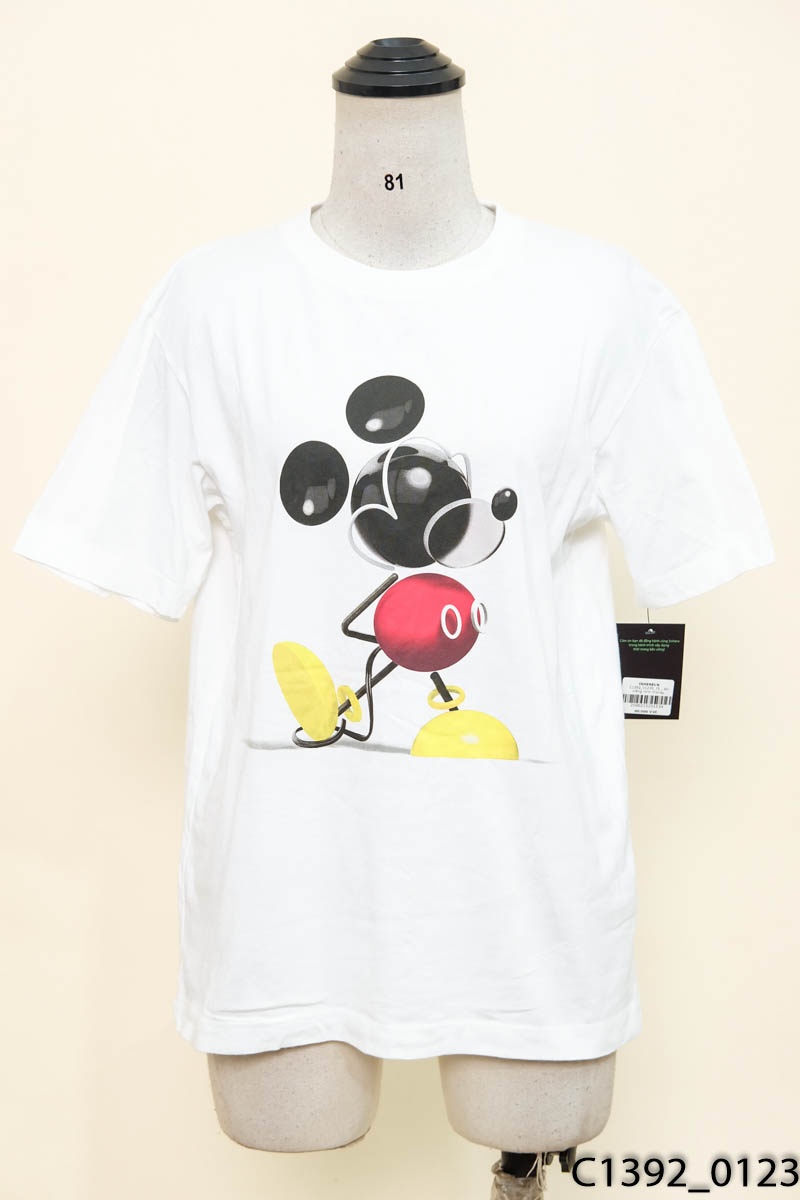 Áo trắng hình mickey Uniqlo