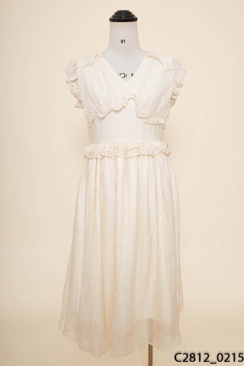 MẨU BOUTIQUE-Đầm be sát nách