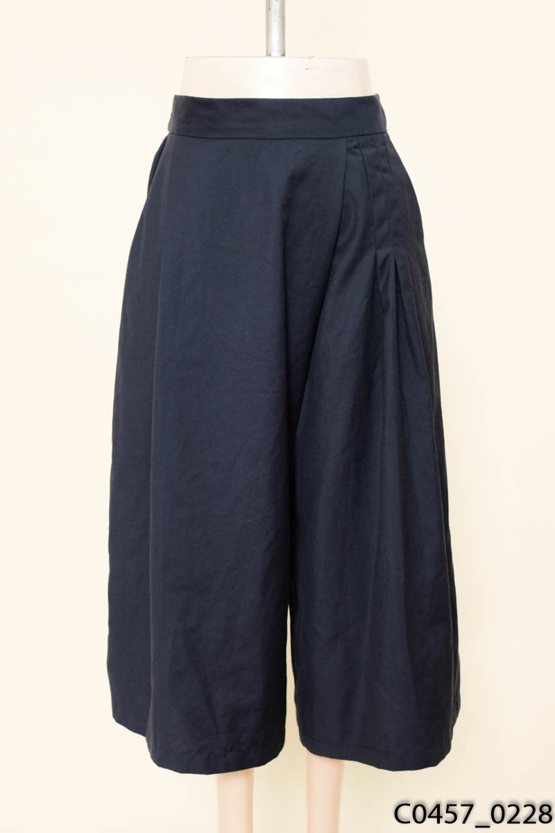 Quần culottes xanh