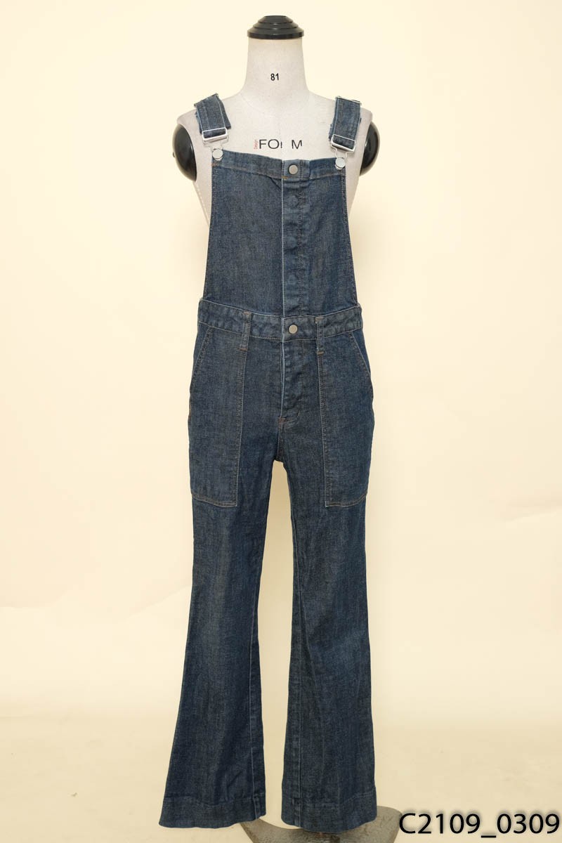 Jumpsuit jeans xanh