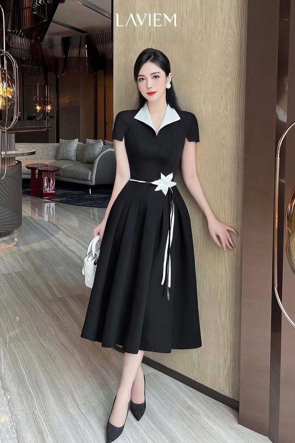 Đầm đen liền thân LAVIEM New Tags