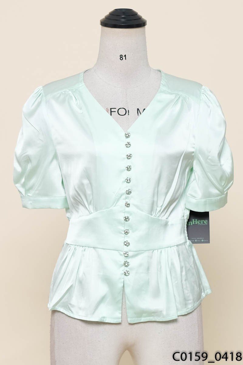 Áo lụa xanh ngọc