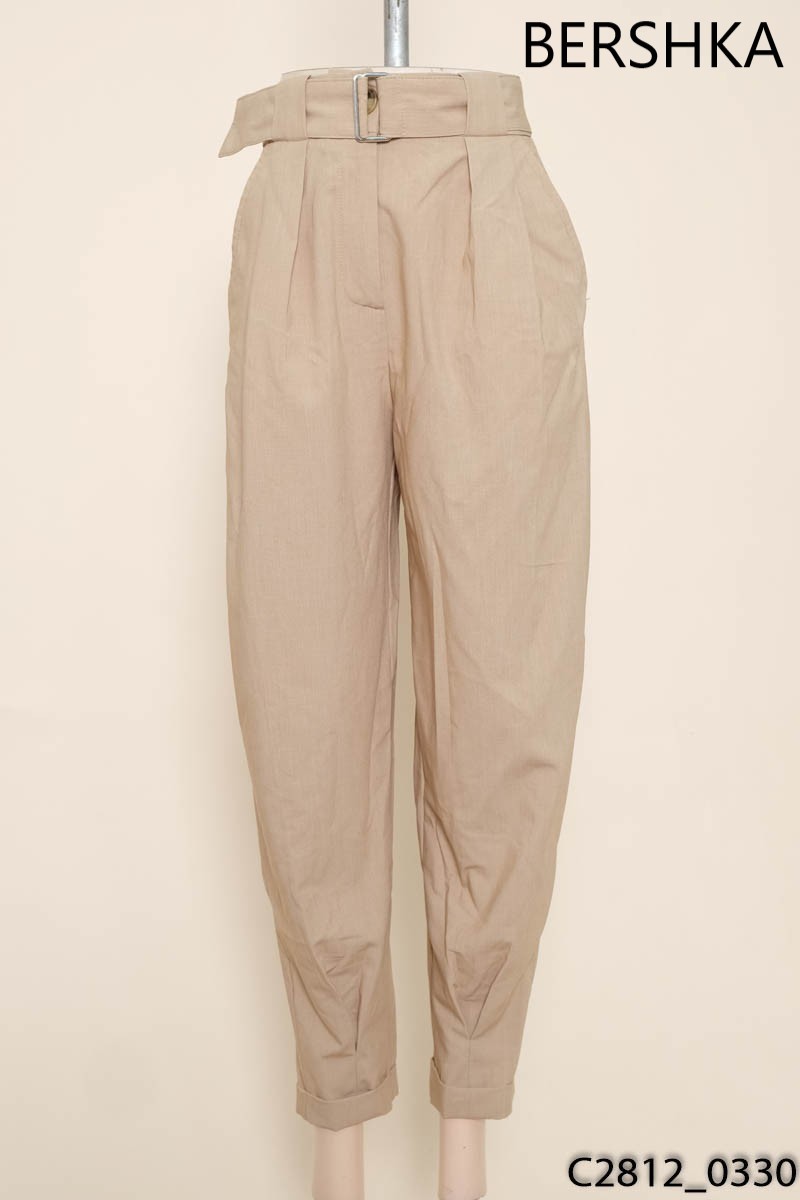 Quần baggy be Bershka