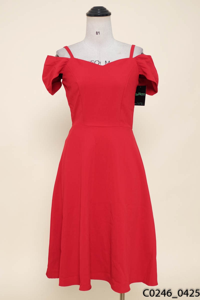 Đầm đỏ 2 dây New Tags