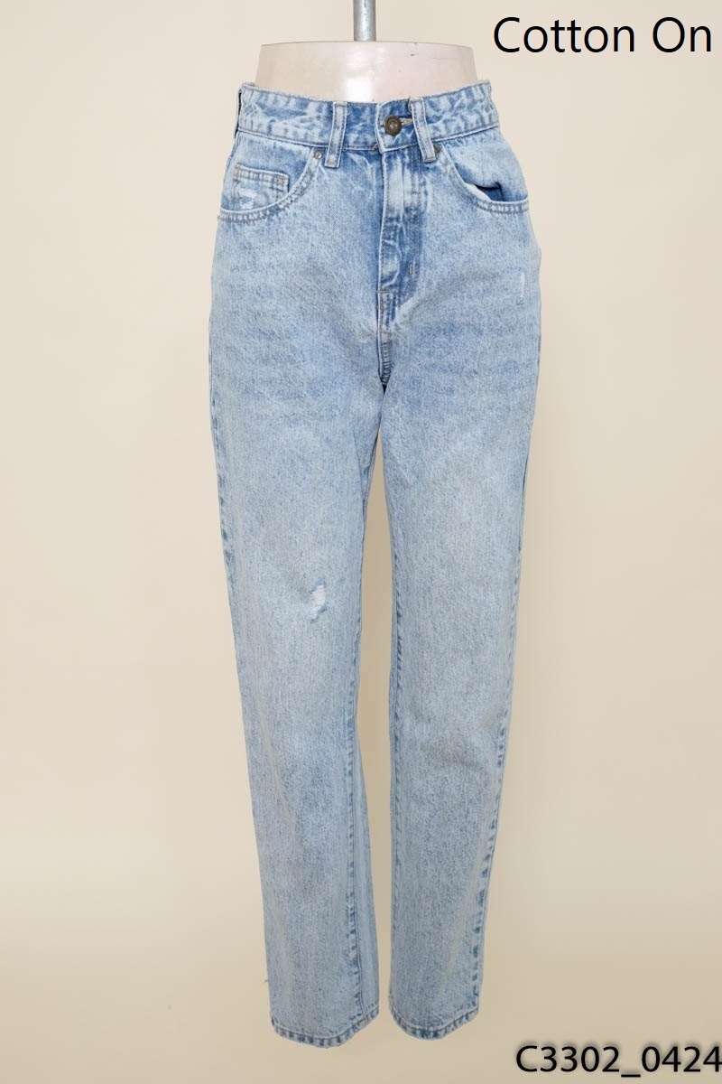 Quần jeans xanh phai Cotton On