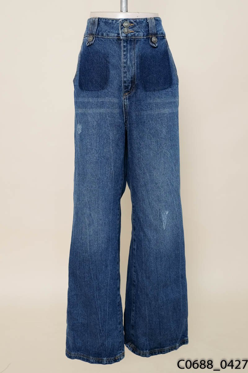 ESPIRIT - Quần jeans xanh