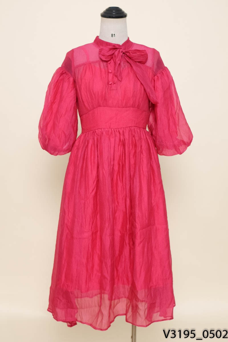 MẨU BOUTIQUE- Đầm hồng tay lỡ New Tags