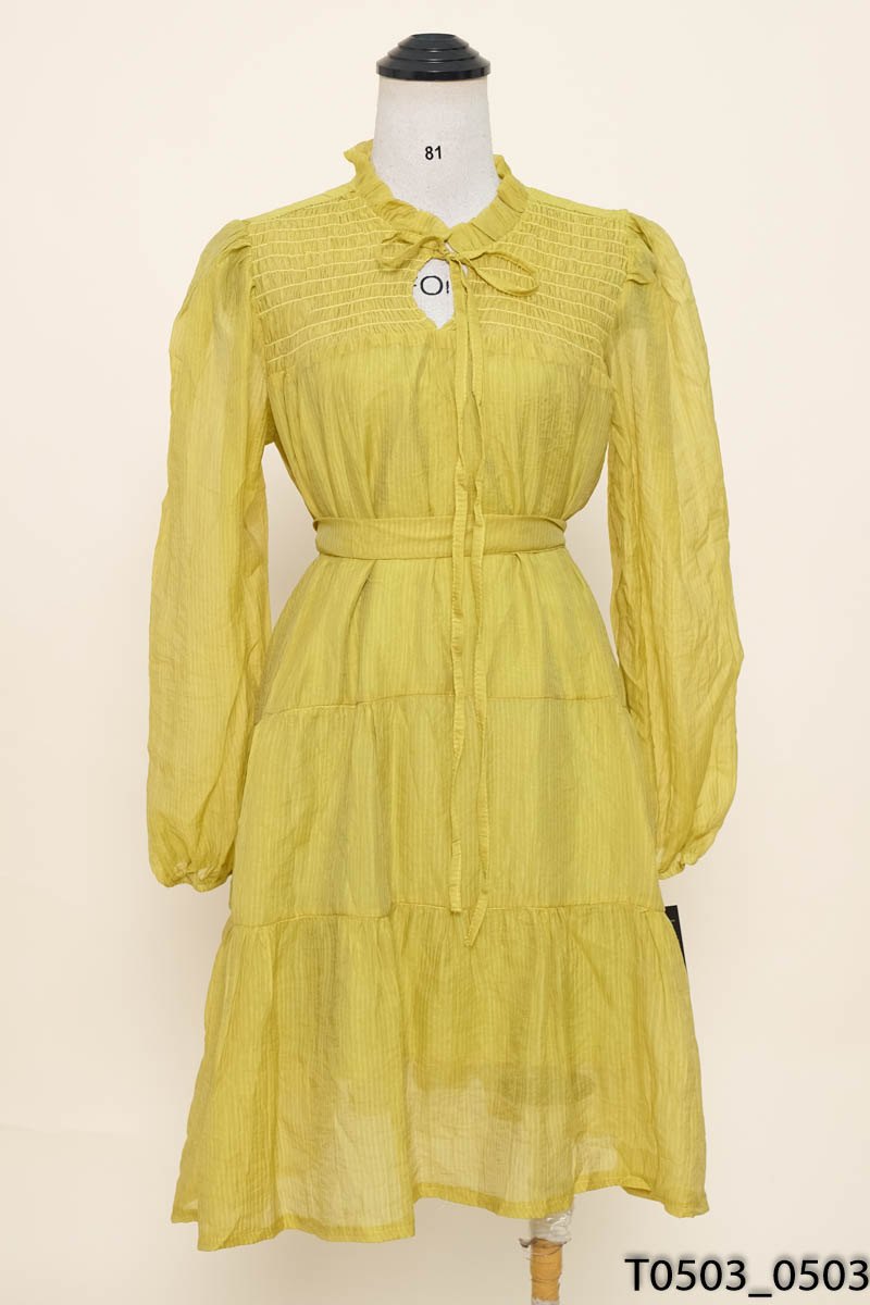 Đầm babydoll xanh New Tags