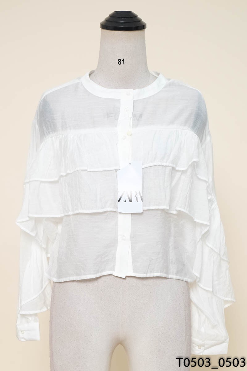 Áo trắng xếp tầng New Tags