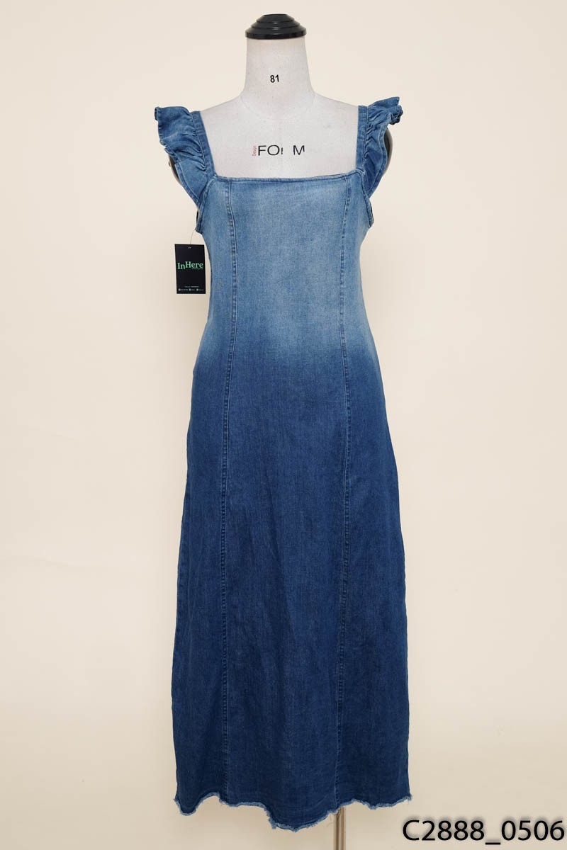 Đầm jeans 2 dây