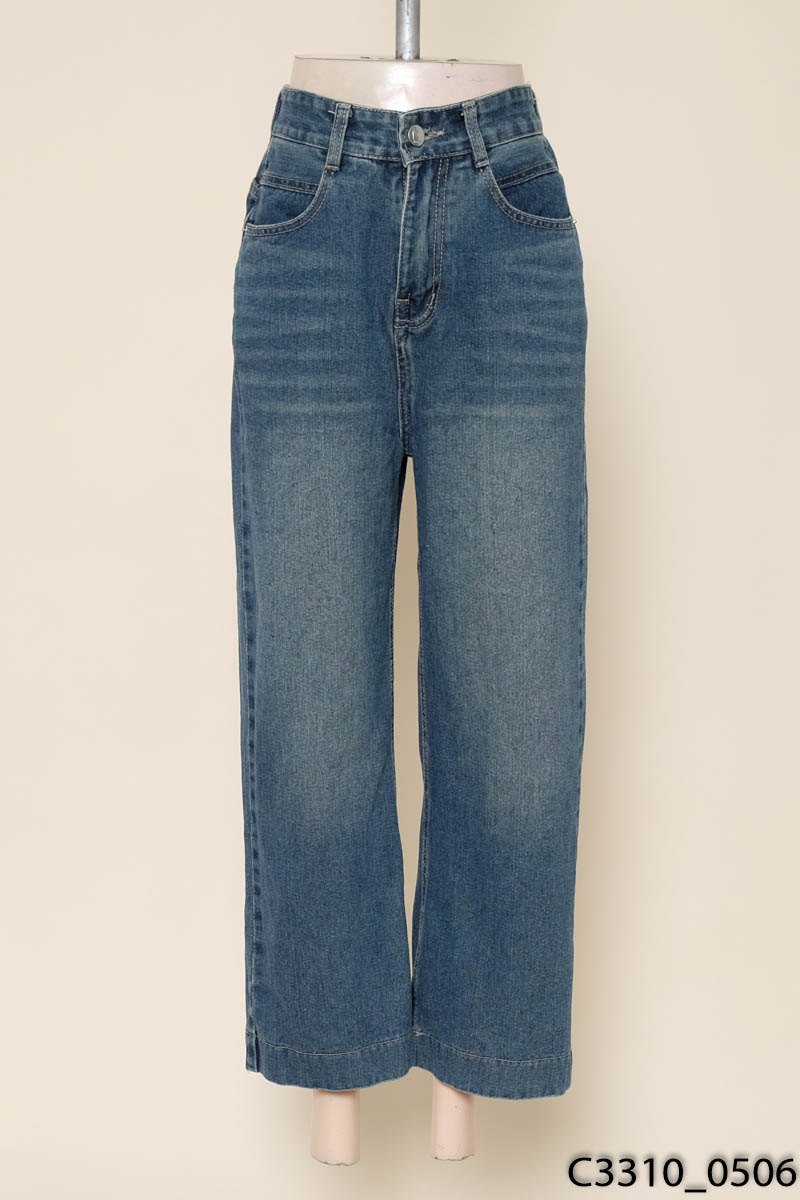 HH CHOU- Quần jeans xanh