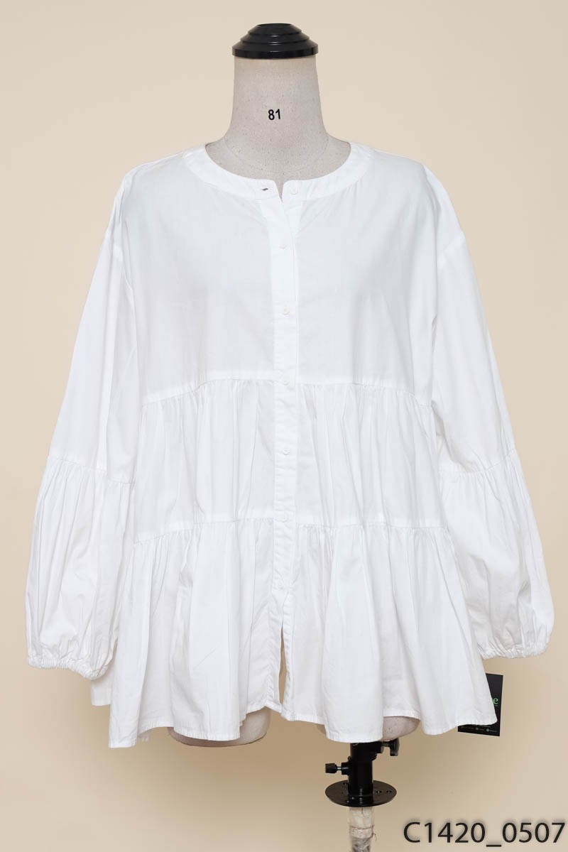 LAGOM- Đầm babydoll trắng New Tags