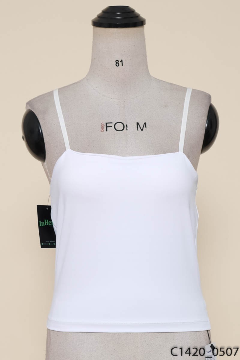 BOSIMAZ- Áo 2 dây trắng New Tags