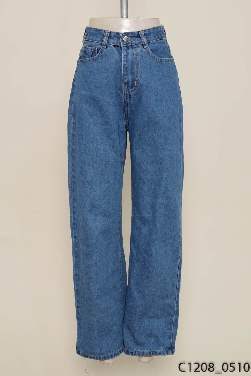 Quần jeans ống đứng