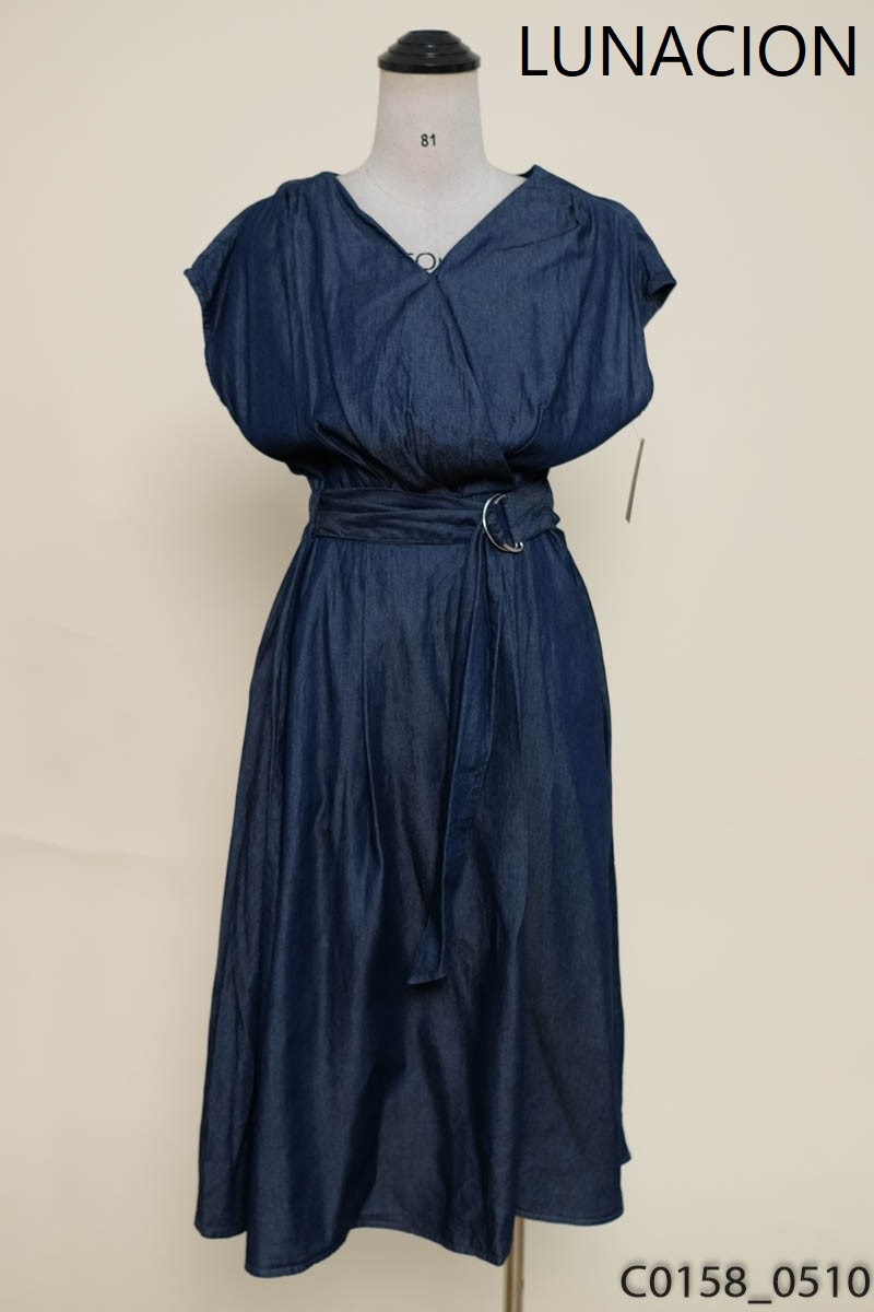 LUNACION - Đầm jeans xanh