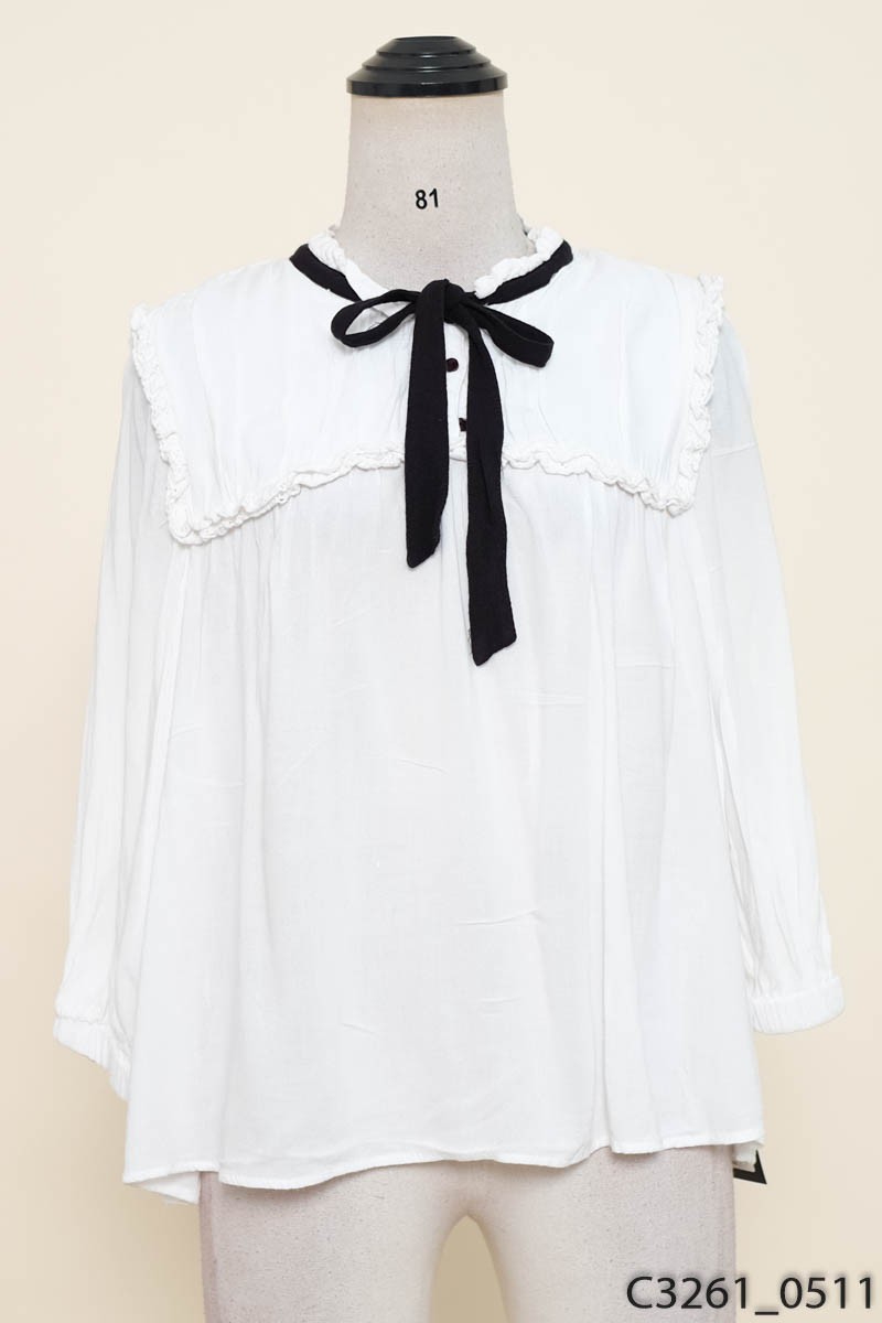 Áo trắng dài tay Zara