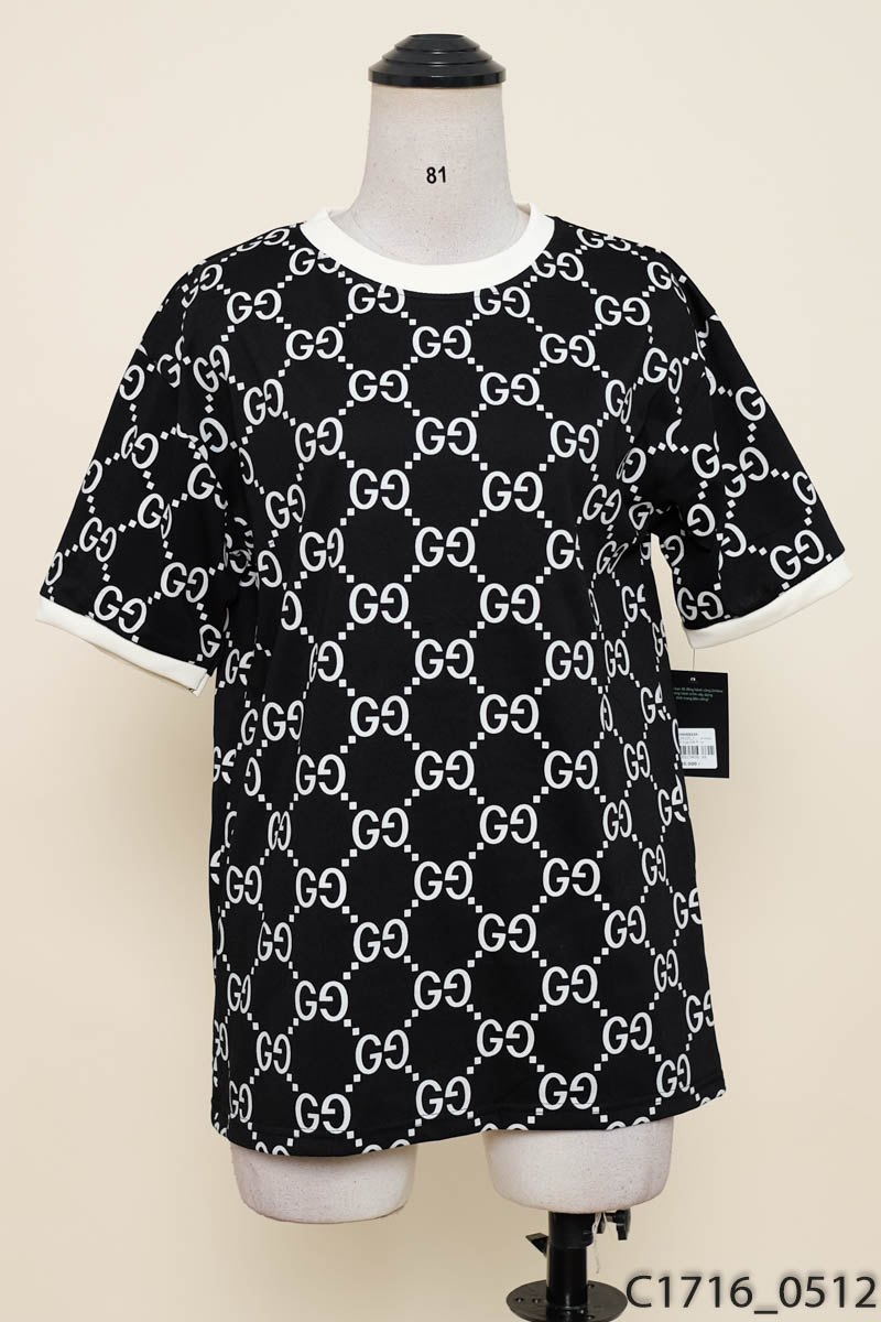 Áo thun đen họa tiết New Tags