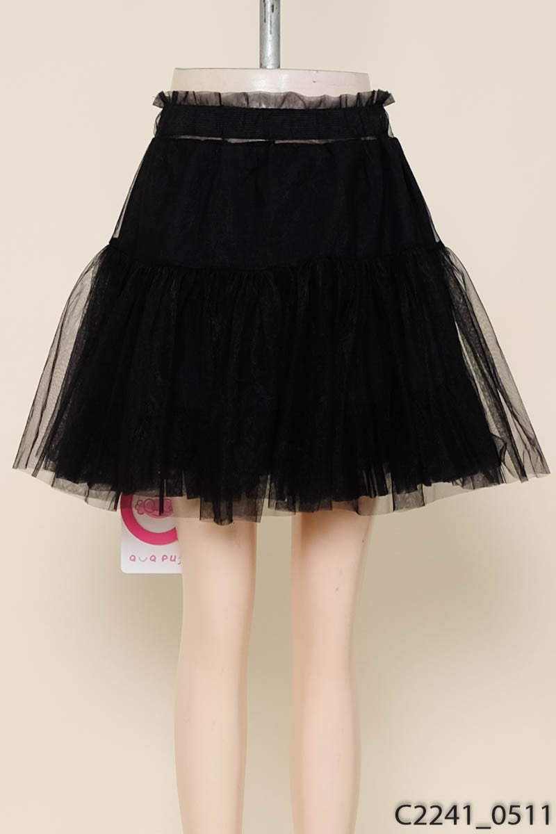 Chân váy lưới đen New Tags