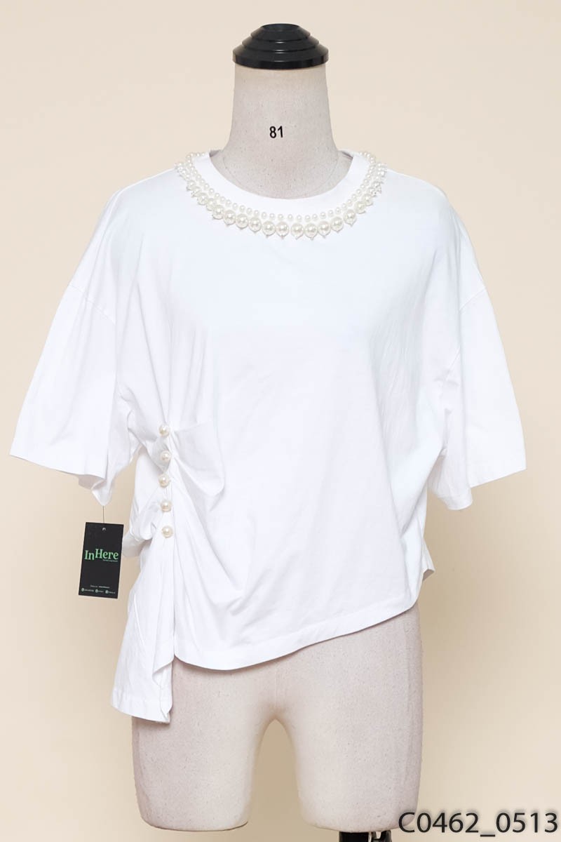 Áo trắng đính ngọc
