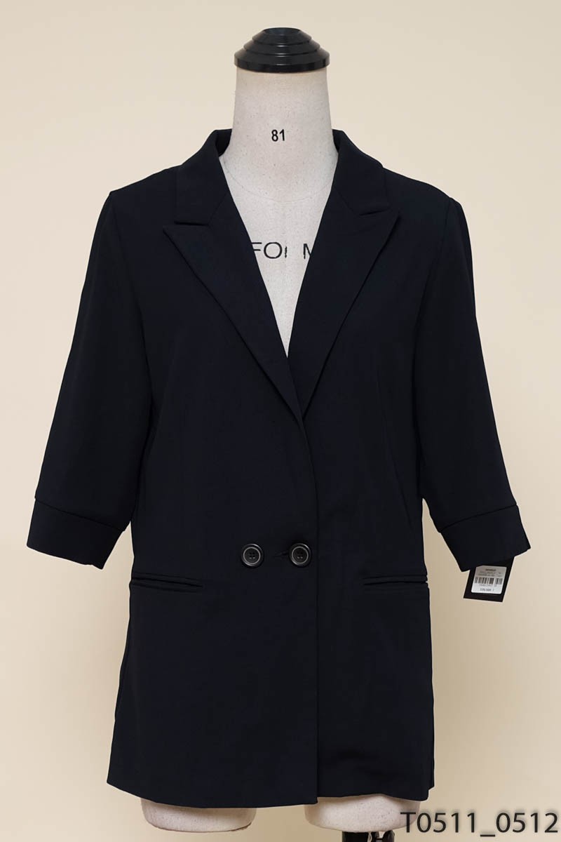 TK FASHION -Áo khoác vest đen