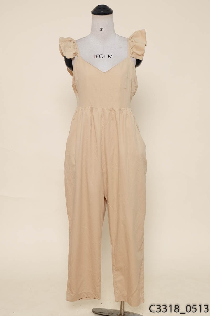 Jumpsuit nâu bèo