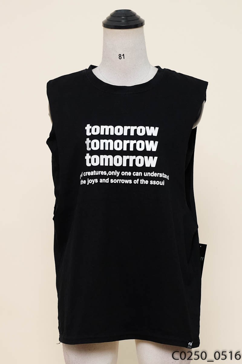 Áo tank top đen