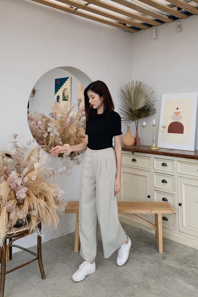 Quần be ống rộng LIBE