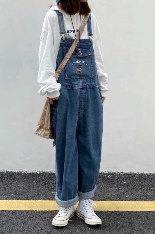 Yếm jeans xanh nhạt