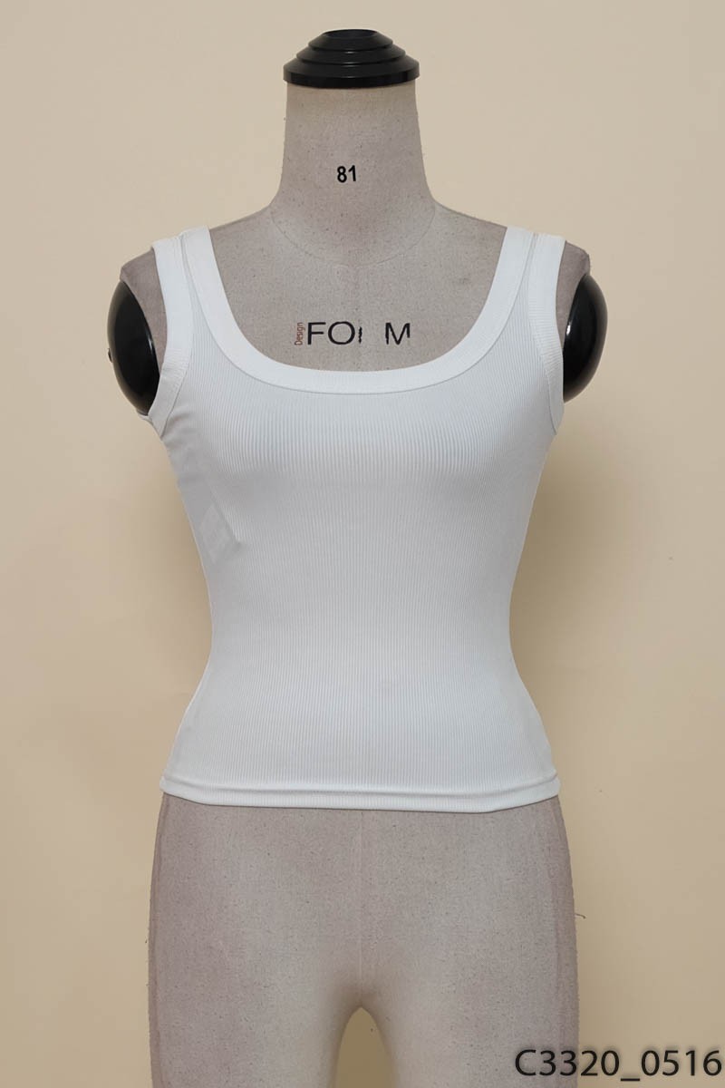Áo ba lỗ trắng