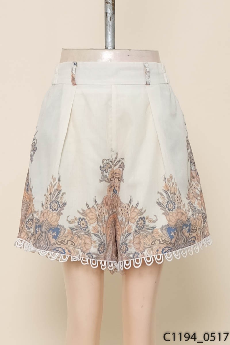 Quần shorts be hoa