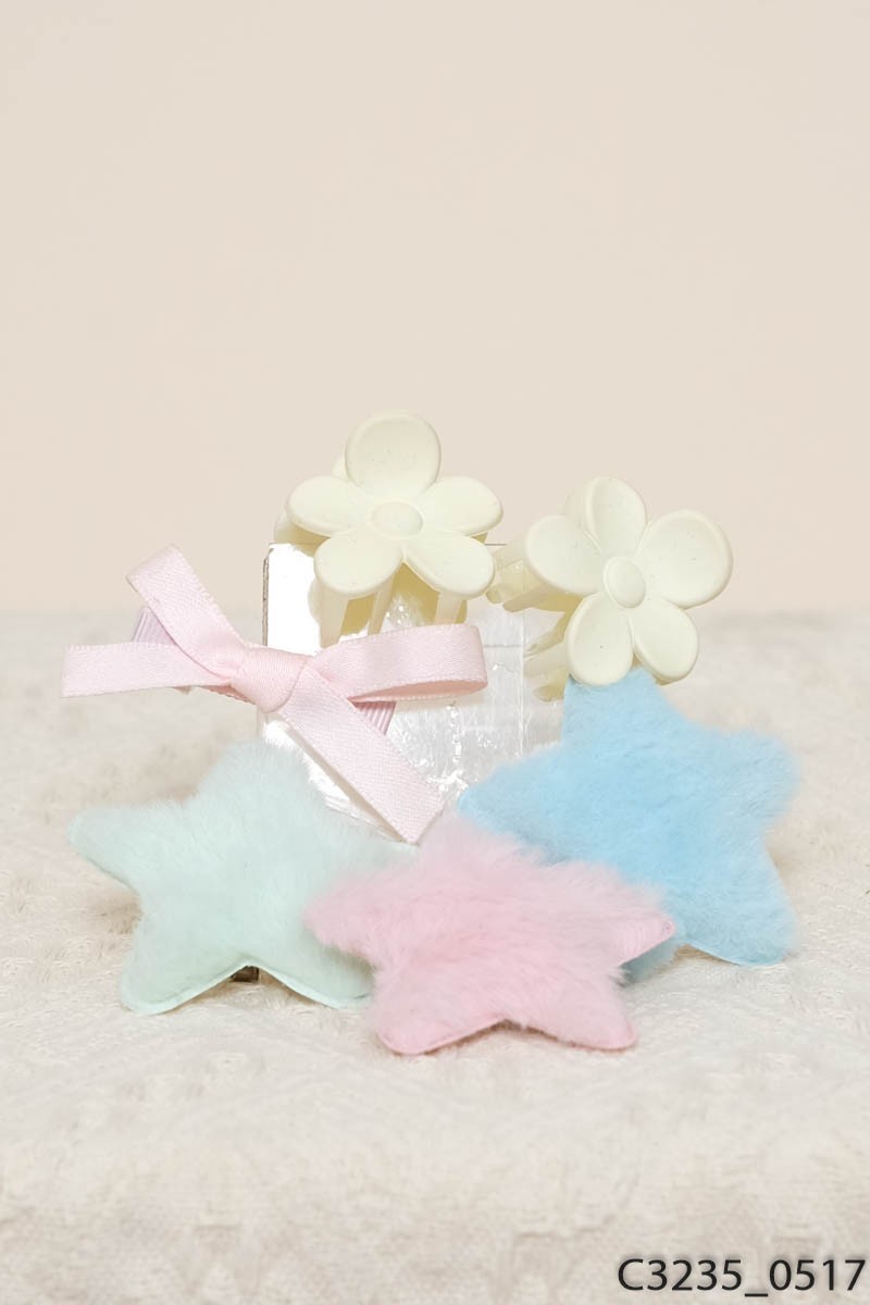 Set kẹp tóc sắc màu