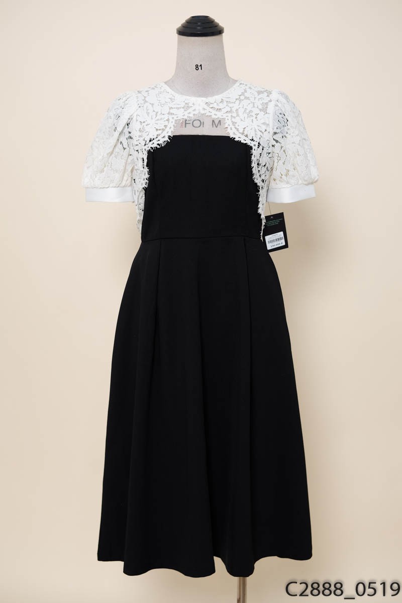 BON DESIGN BY H&H WOMEN - Đầm đen phối ren New Tags