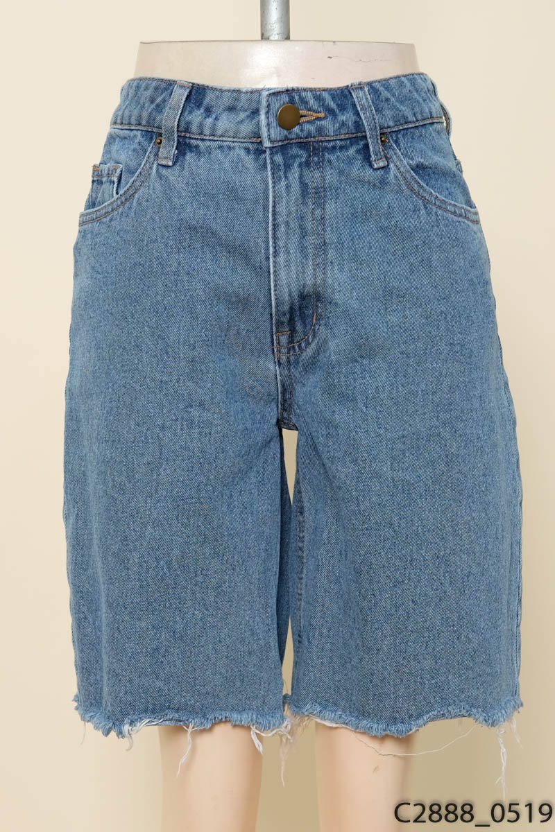 Quần shorts jeans xanh
