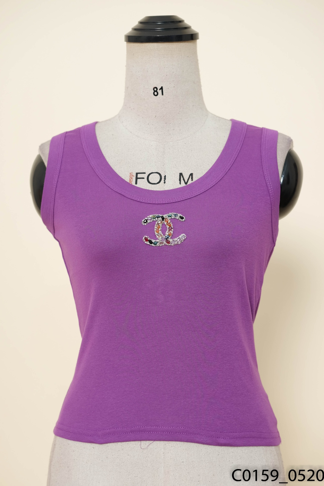 Áo 3 lỗ tím New Tags