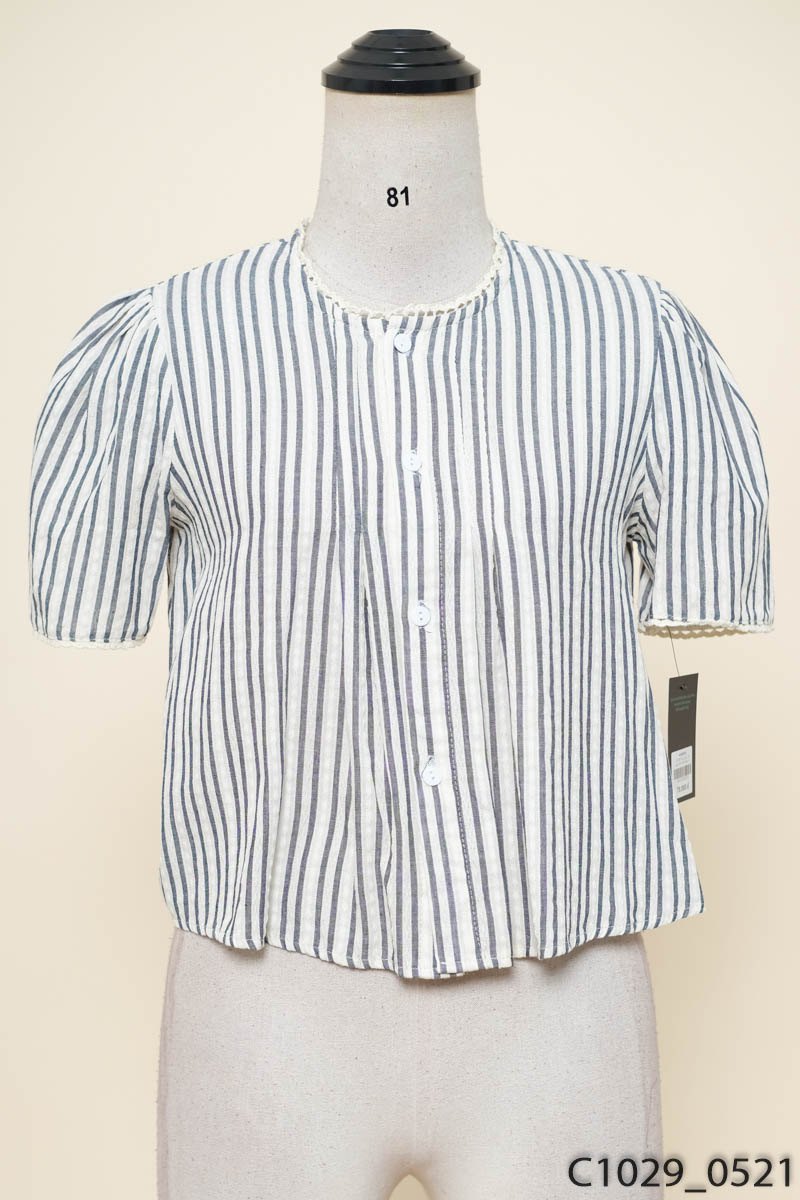Áo sọc xanh New Tags