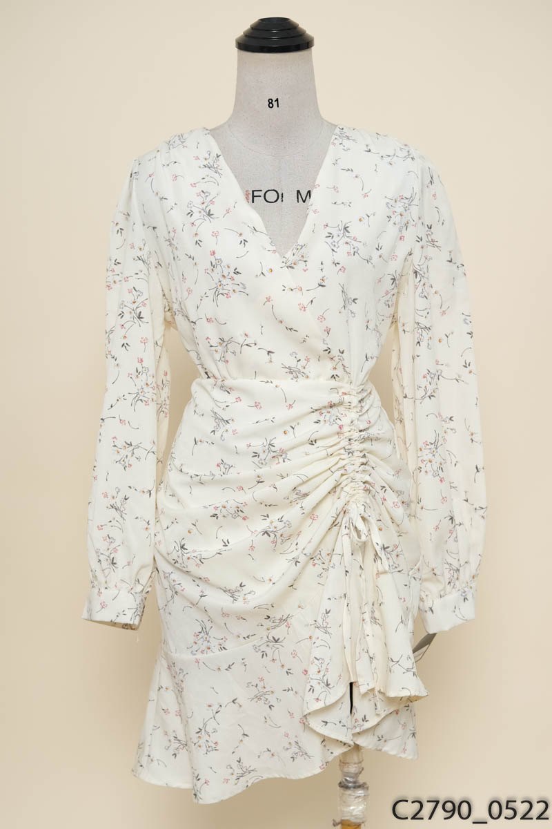 Đầm be hoa New Tags