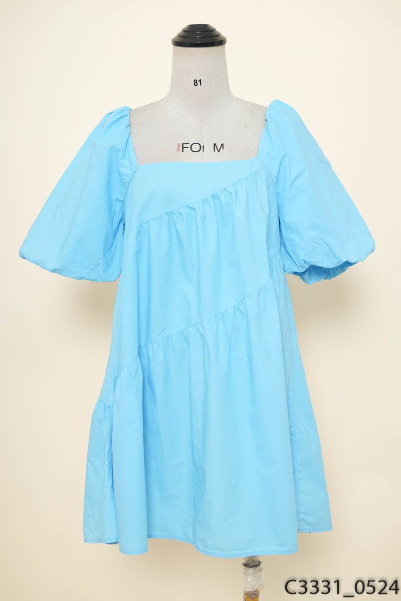 Đầm babydoll xanh Zara