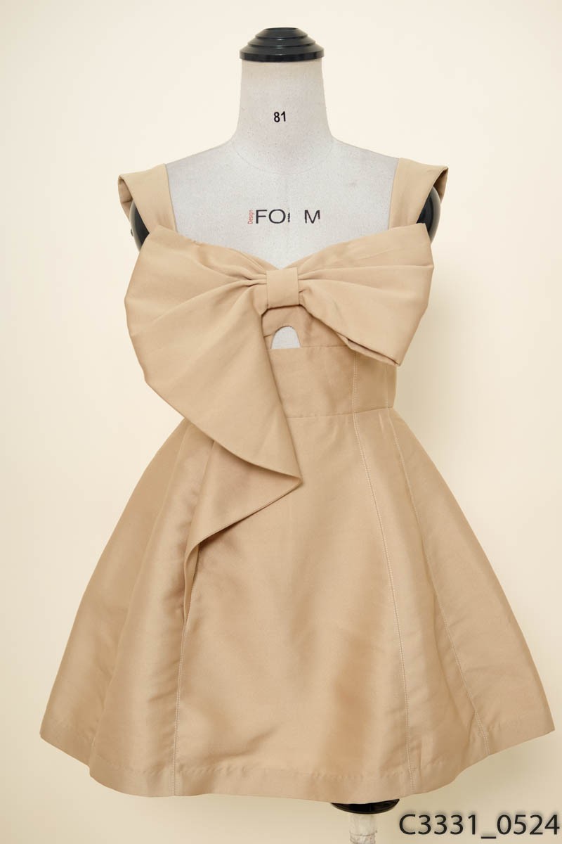 Đầm nâu 2 dây Rechic