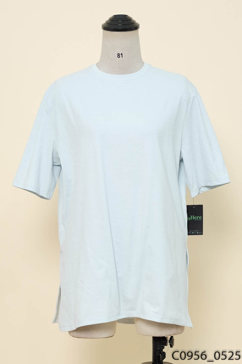 Áo xanh cộc tay
