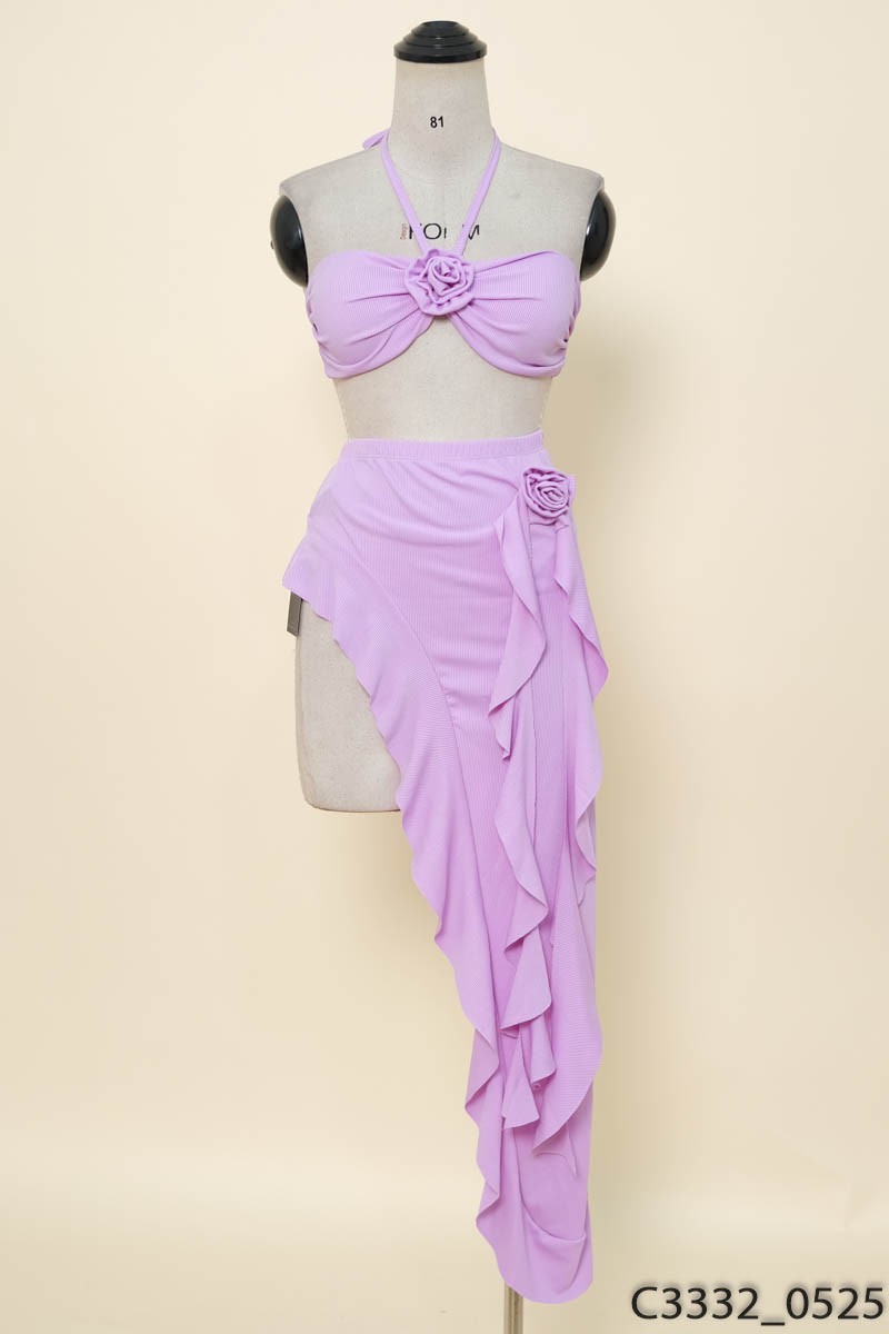 Set 3 món bikini tím