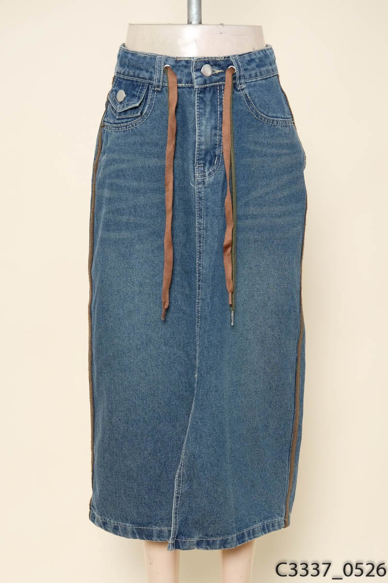 Chân váy jeans xanh