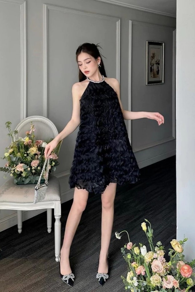 LINLY STORE - Đầm đen