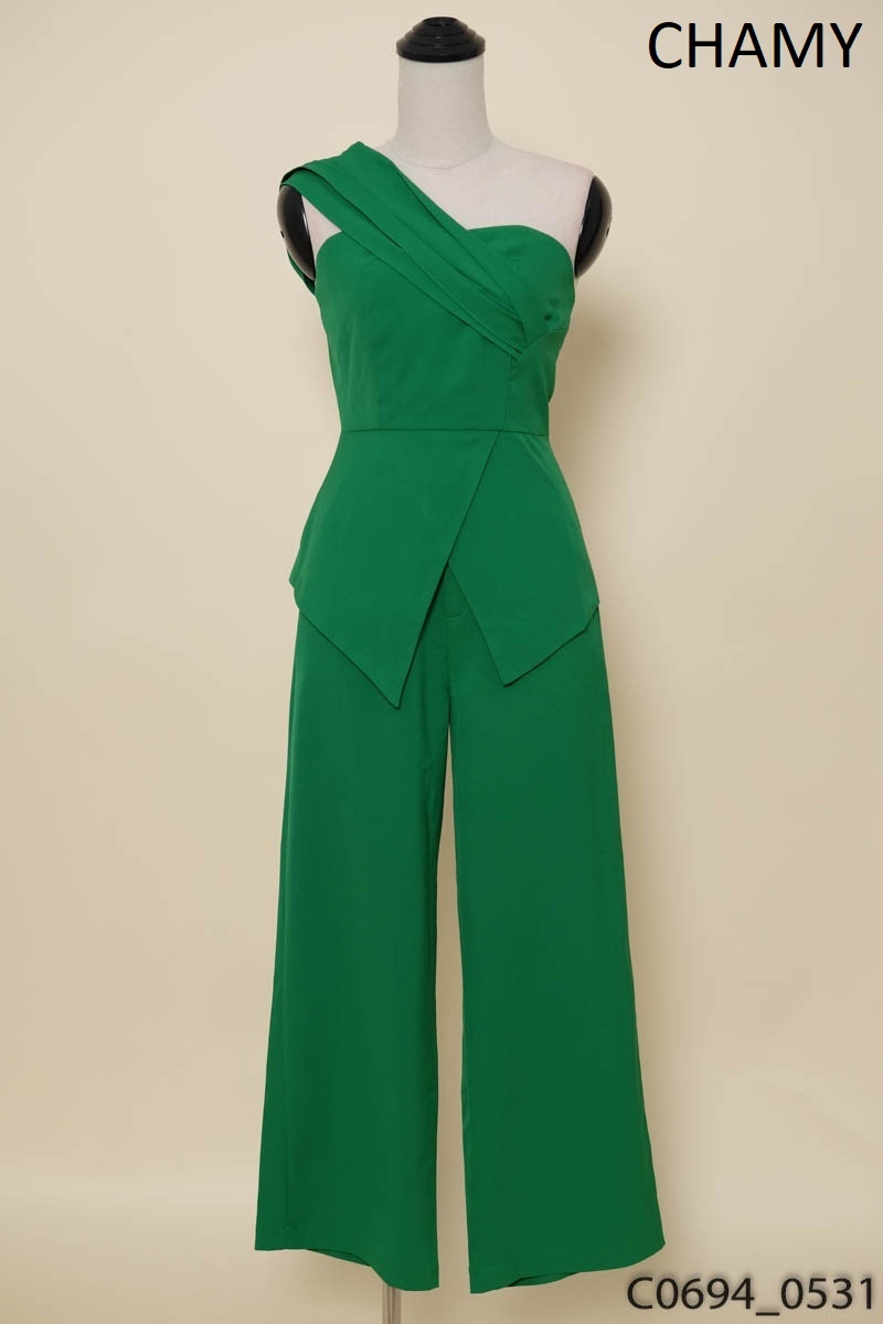 CHAMY - Set áo + quần xanh