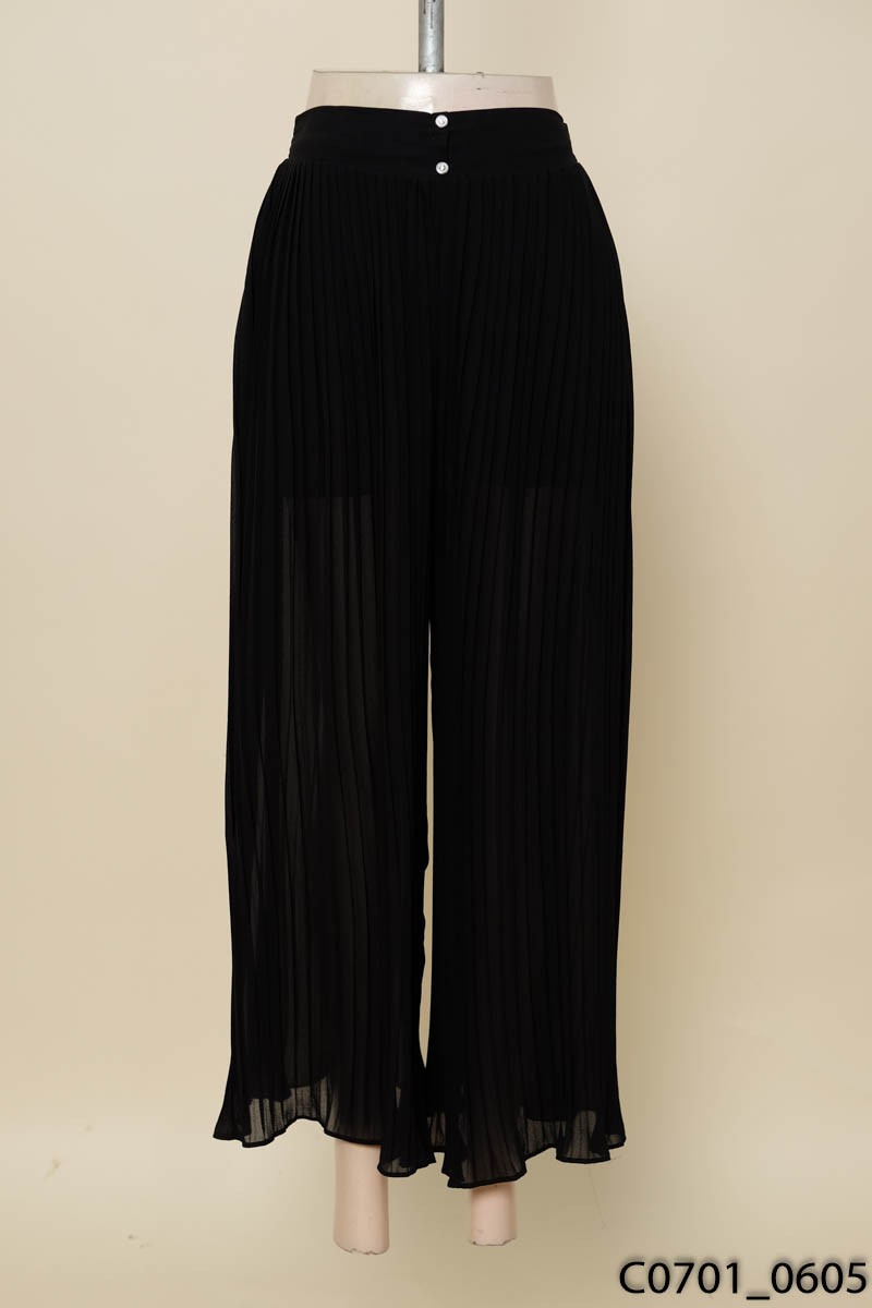 Quần culottes đen